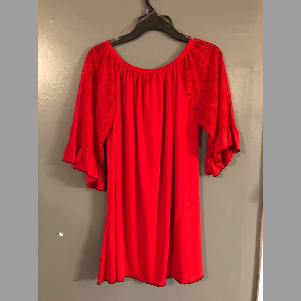 Solid Lace Tunic